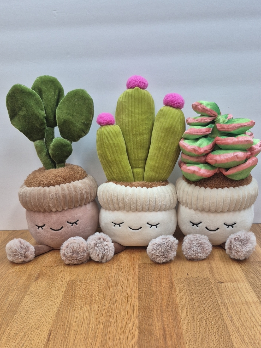Russ Greenhouse Plush Cactus & Succulent Trio